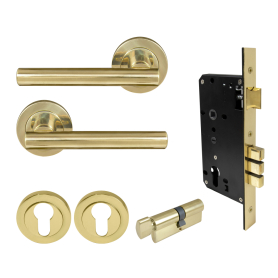 Charleston Round Rose Entrance Set - E85