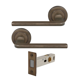 Chalet Round Rose Passage Set - Magn. Latch