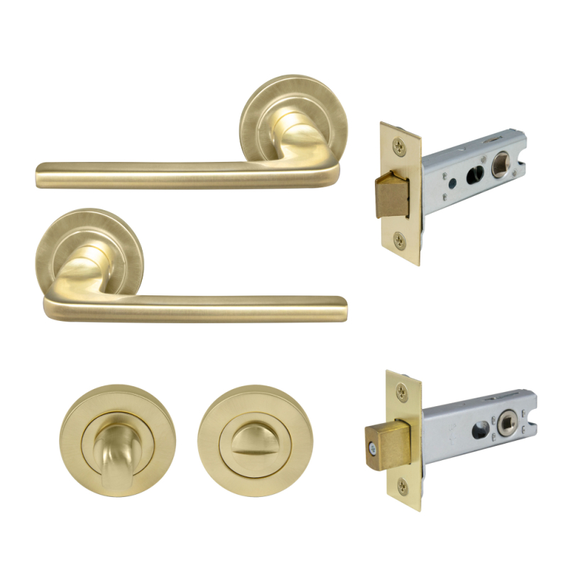 Unlacquered Satin Brass