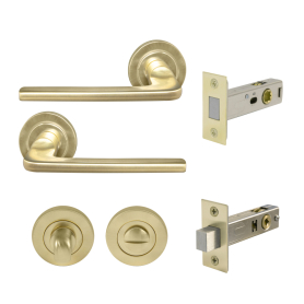 Chalet Round Rose Privacy Set - Magn. Latch