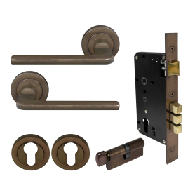 Chalet Round Rose Entrance Set - E85