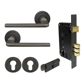 Chalet Round Rose Entrance Set - E85