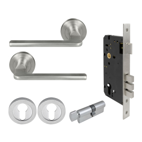 Chalet Round Rose Entrance Set - E85