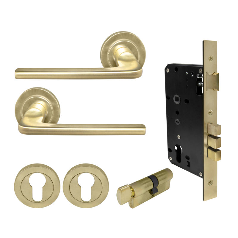 Unlacquered Satin Brass