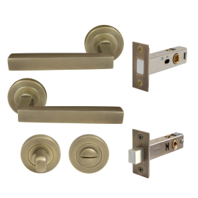 Federal Round Rose Privacy Set - Magn. Latch