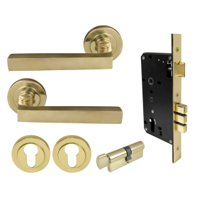 Federal Round Rose Entrance Set - E85