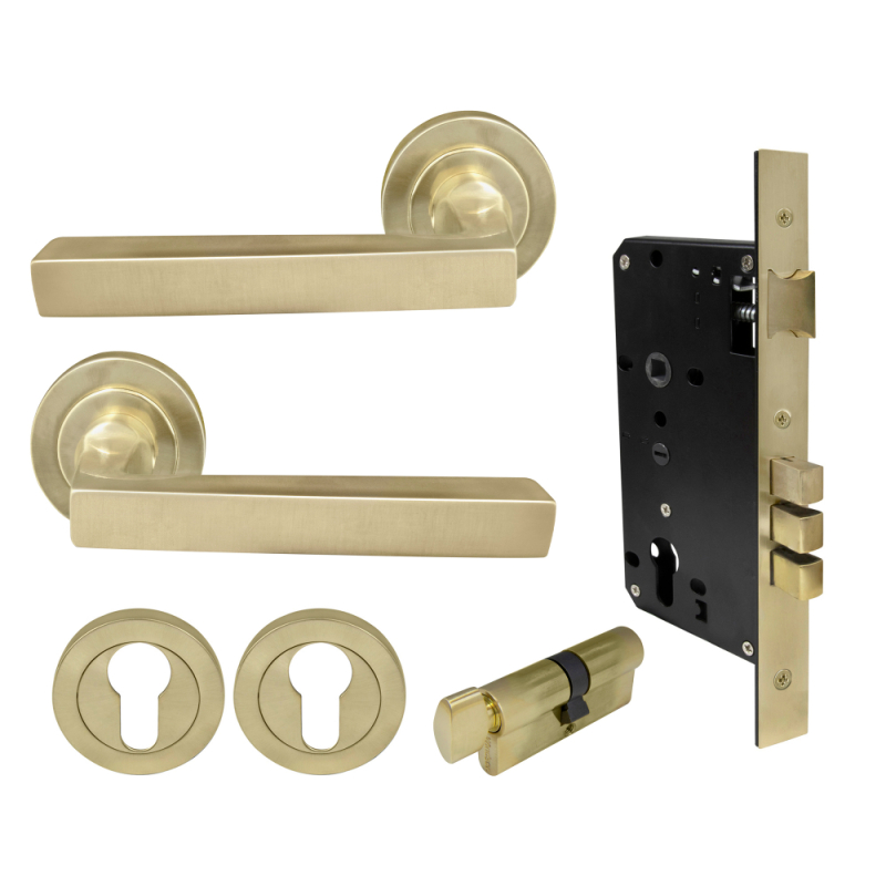 Unlacquered Satin Brass