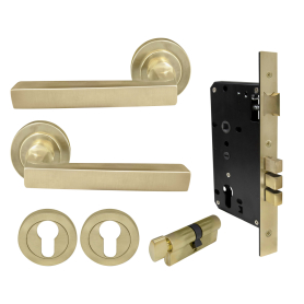 Federal Round Rose Entrance Set - E85