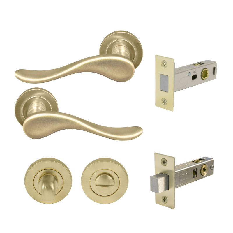 Unlacquered Satin Brass
