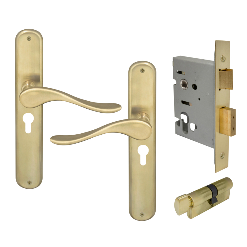 Unlacquered Satin Brass