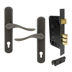 Haven Longplate Oval Entrance Set - E85