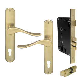 Haven Longplate Oval Entrance Set - E85