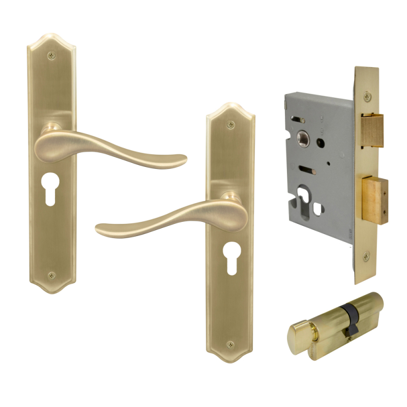 Unlacquered Satin Brass