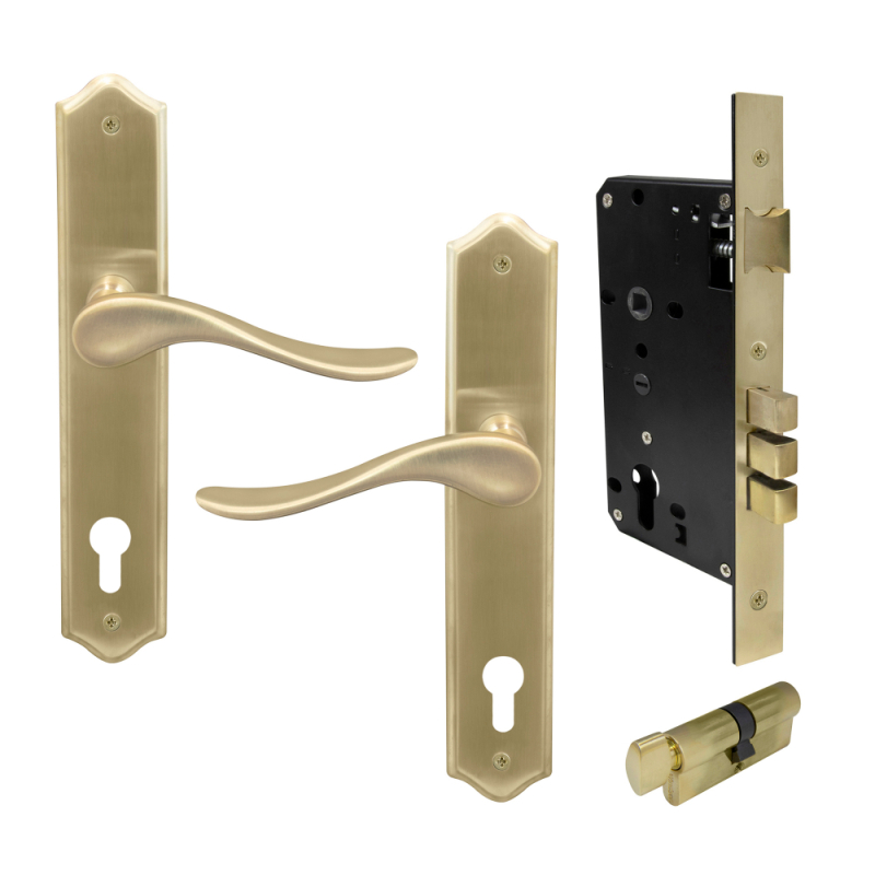 Unlacquered Satin Brass