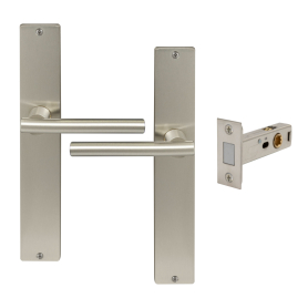 Charleston Longplate Square Passage Set - Magn. Latch