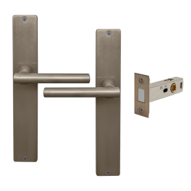 Charleston Longplate Square Passage Set - Magn. Latch