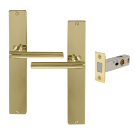 Charleston Longplate Square Passage Set - Magn. Latch