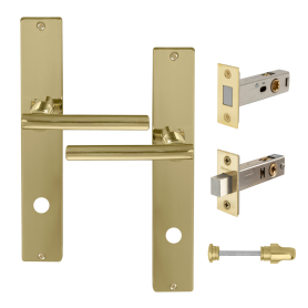 Charleston Longplate Square Privacy Set - Magn. Latch