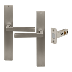 Federal Longplate Square Passage Set - Magn. Latch