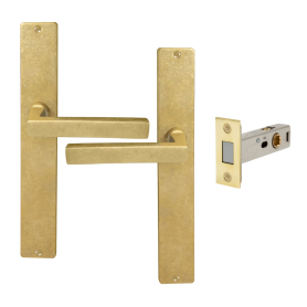 Federal Longplate Square Passage Set - Magn. Latch