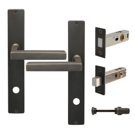 Federal Longplate Square Privacy Set - Magn. Latch