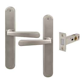 Villa Longplate Oval Passage Set - Magn. Latch