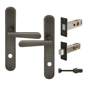 Villa Longplate Oval Privacy Set - Magn. Latch