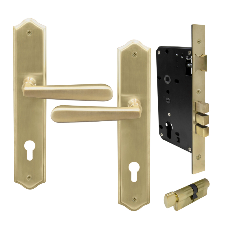 Unlacquered Satin Brass