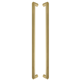Kepler Brass Pull Handle - 600mm