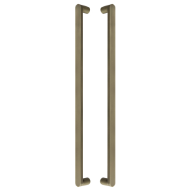 Kepler Brass Pull Handle - 600mm
