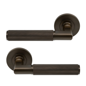 NIDO - Lumina Rose Lever Set - Diamond Knurl