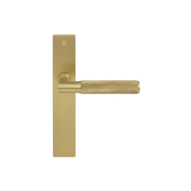 NIDO - Lumina Longplate Dummy Lever LH - Diamond Knurl