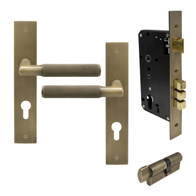 NIDO - Lumina Longplate Entrance Set - Diamond Knurl