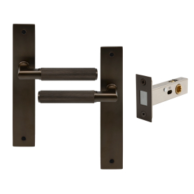 NIDO - Lumina Longplate Passage Set - Magn. Latch - Diamond Knurl