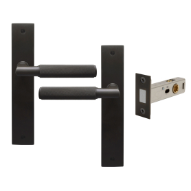 NIDO - Lumina Longplate Passage Set - Magn. Latch - Diamond Knurl