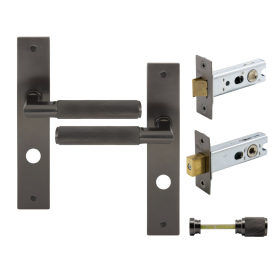 NIDO - Lumina Longplate Privacy Set - Diamond Knurl