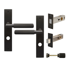 NIDO - Lumina Longplate Privacy Set - Magn. Latch - Diamond Knurl