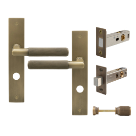 NIDO - Lumina Longplate Privacy Set - Magn. Latch - Diamond Knurl