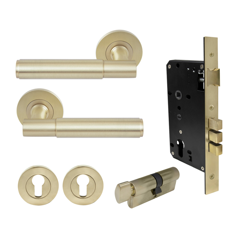 Unlacquered Satin Brass