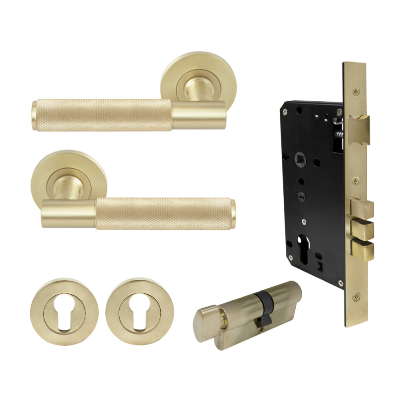 Unlacquered Satin Brass