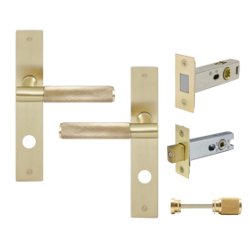 NIDO - Verge Longplate Privacy Set - Magn. Latch - Diamond Knurl
