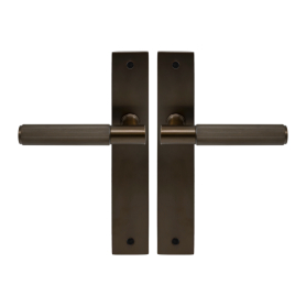 NIDO - Verge Longplate Lever Set - Linear Knurl