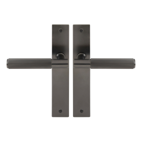 NIDO - Verge Longplate Lever Set - Linear Knurl