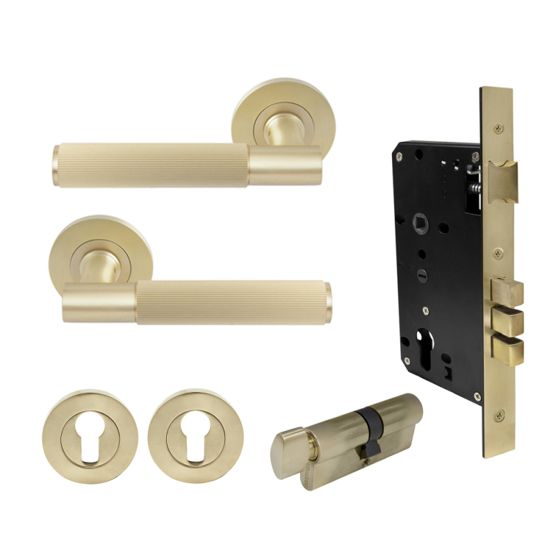 Unlacquered Satin Brass