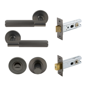 NIDO - Verge Rose Privacy Set - Linear Knurl