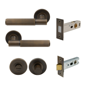 NIDO - Verge Rose Privacy Set - Magn. Latch - Linear Knurl
