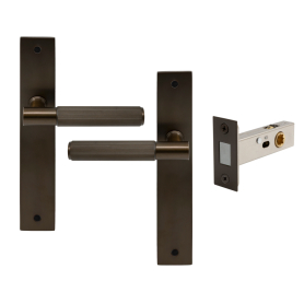 NIDO - Verge Longplate Passage Set - Magn. Latch - Linear Knurl
