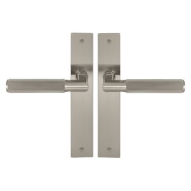 NIDO - Lumina Longplate Lever Set - Linear Knurl