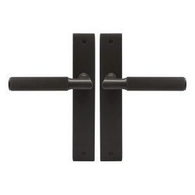 NIDO - Lumina Longplate Lever Set - Linear Knurl