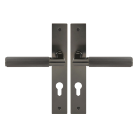 NIDO - Lumina Longplate Lever Set E85 - Linear Knurl